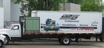 Compressor Installation Detroit MI - Compressed Air Systems, Vacuum Pumps - Metro Air Compressor - truck